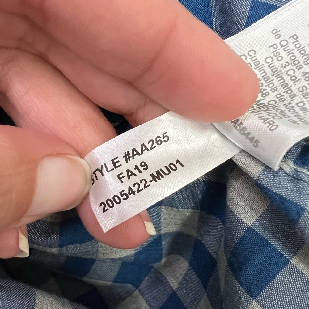 J. Crew Men’s Shirtings Classic Stretch Plaid Long Sleeve Button Down Shirt Sz S - Picture 11 of 11